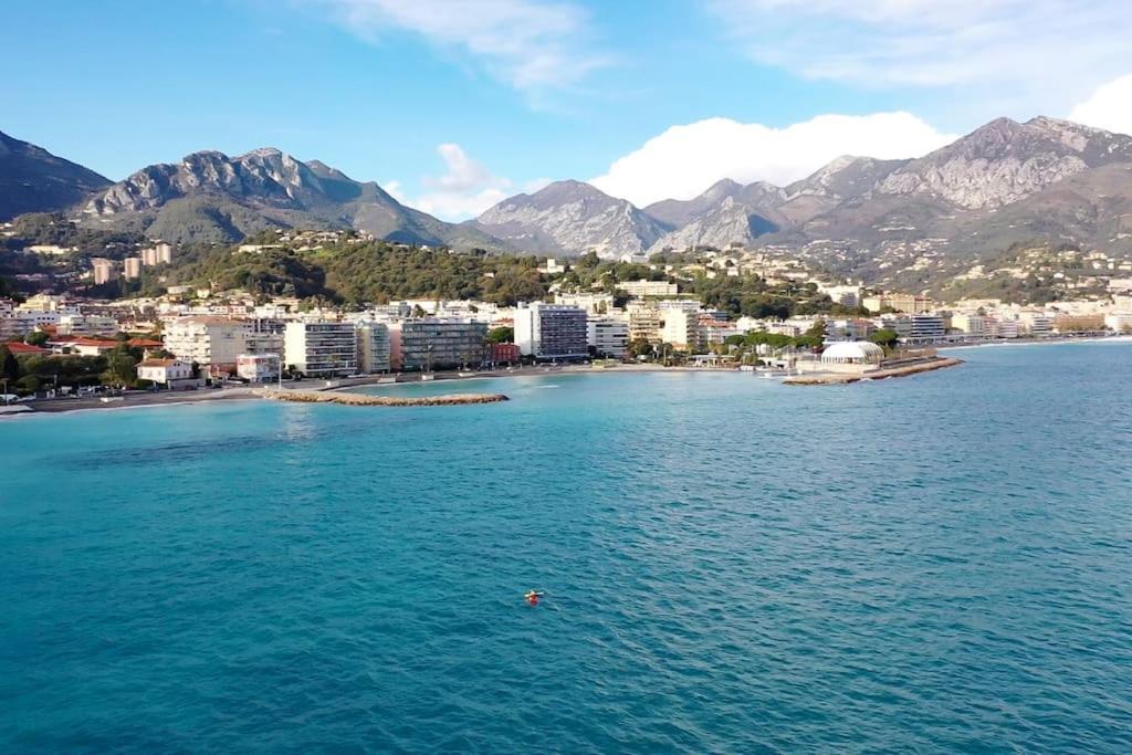 06B - Beautiful 2 Rooms With Terrace Sea View Roquebrune-Cap-Martin Dış mekan fotoğraf